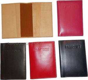New International Leather passport cover wallet ID credit card ATM card case - Image 7