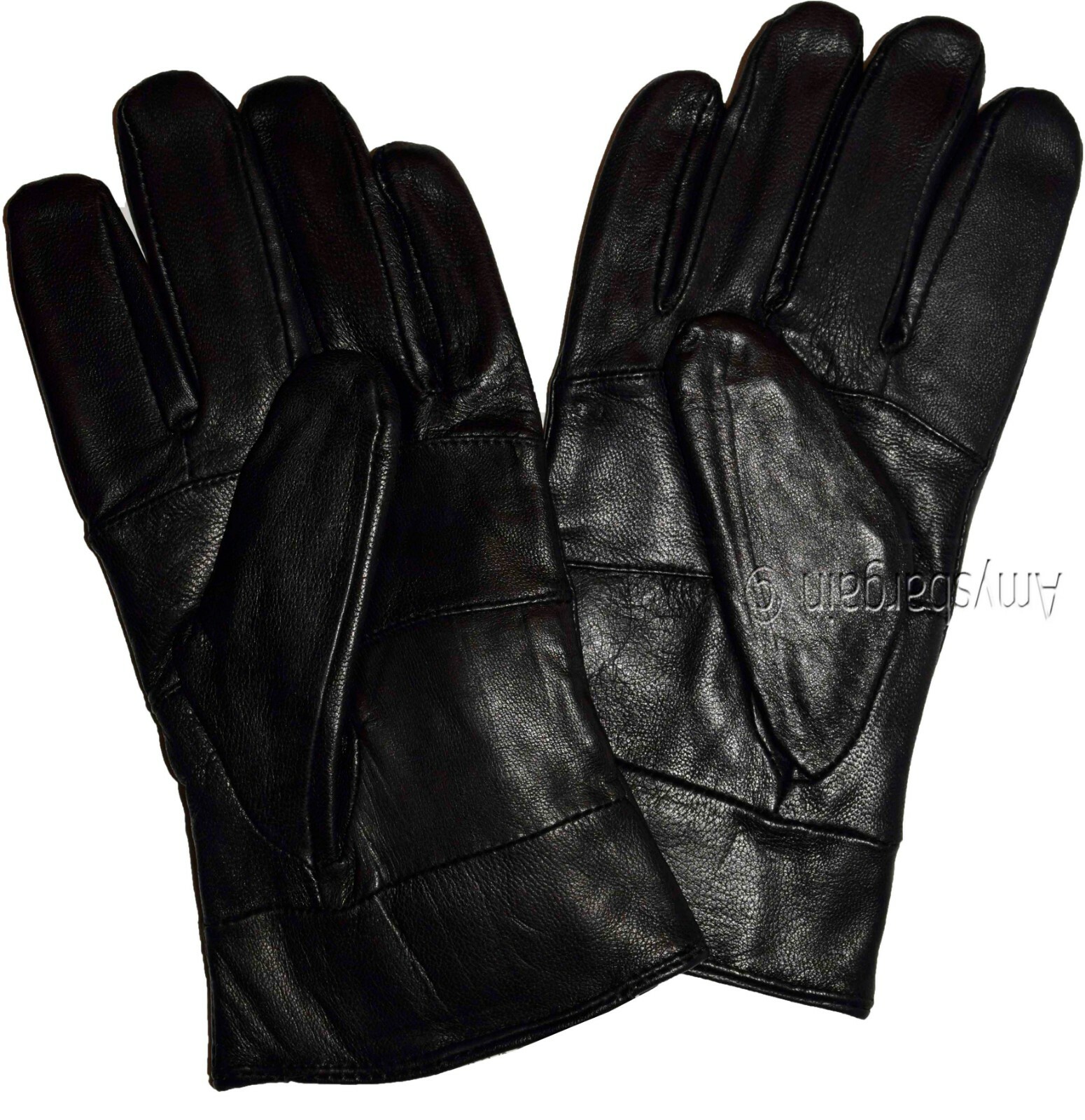 New L Women's Leather Gloves Black warm Winter Gloves casual leather Gloves - Image 13