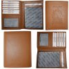 New Lamb skin Canadian Leather passport case wallet credit card case ID holder *