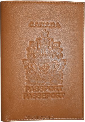 New Lamb skin Canadian Leather passport case wallet credit card case ID holder * - Image 3