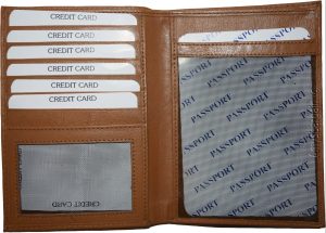 New Lamb skin Canadian Leather passport case wallet credit card case ID holder * - Image 8