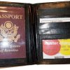 New Lamb skin USA Leather passport case wallet credit ATM card case ID holder BN