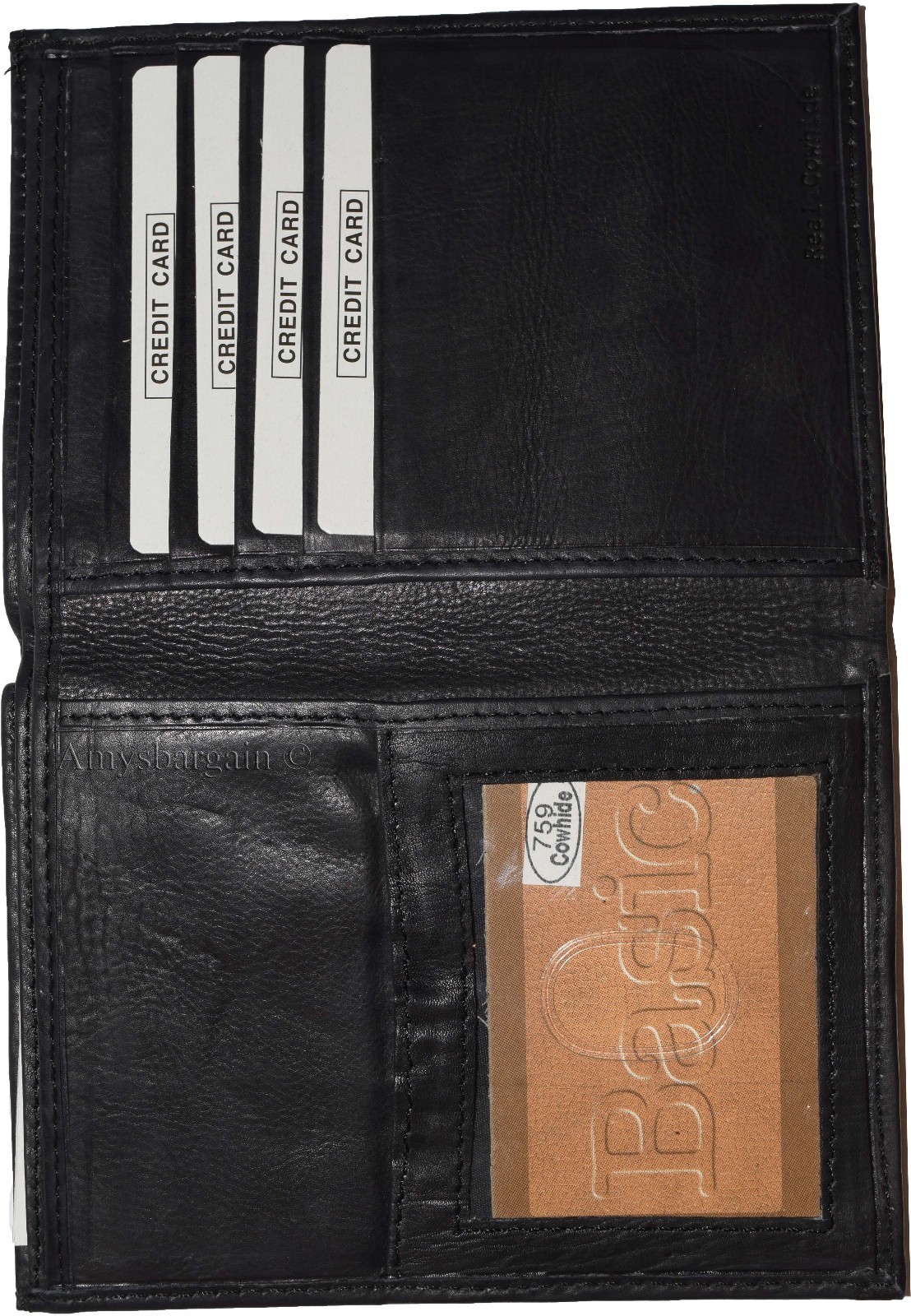 New Leather Passport cover, Int'l Unbranded Credit card ID case wallet new case. - Image 4