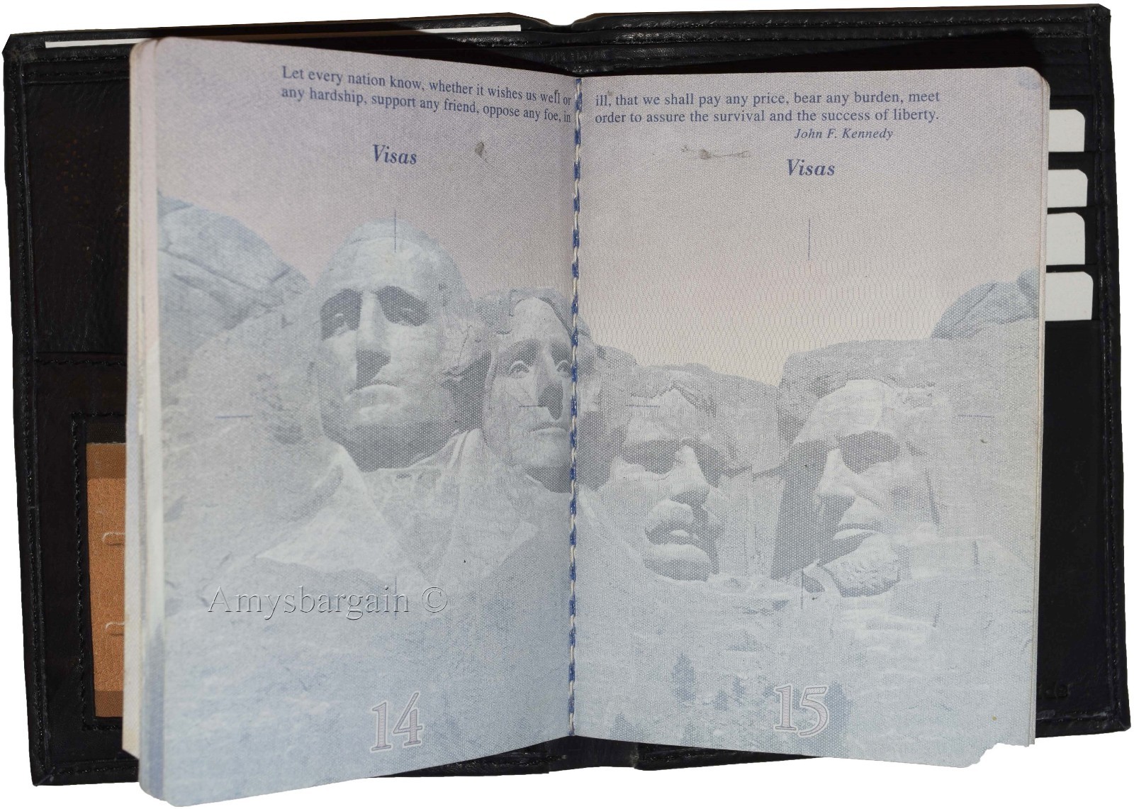 New Leather Passport cover, Int'l Unbranded Credit card ID case wallet new case. - Image 9