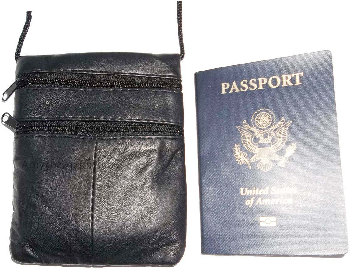 New Leather passport case wallet credit Card case ID Holder many passports BNWT - Image 11