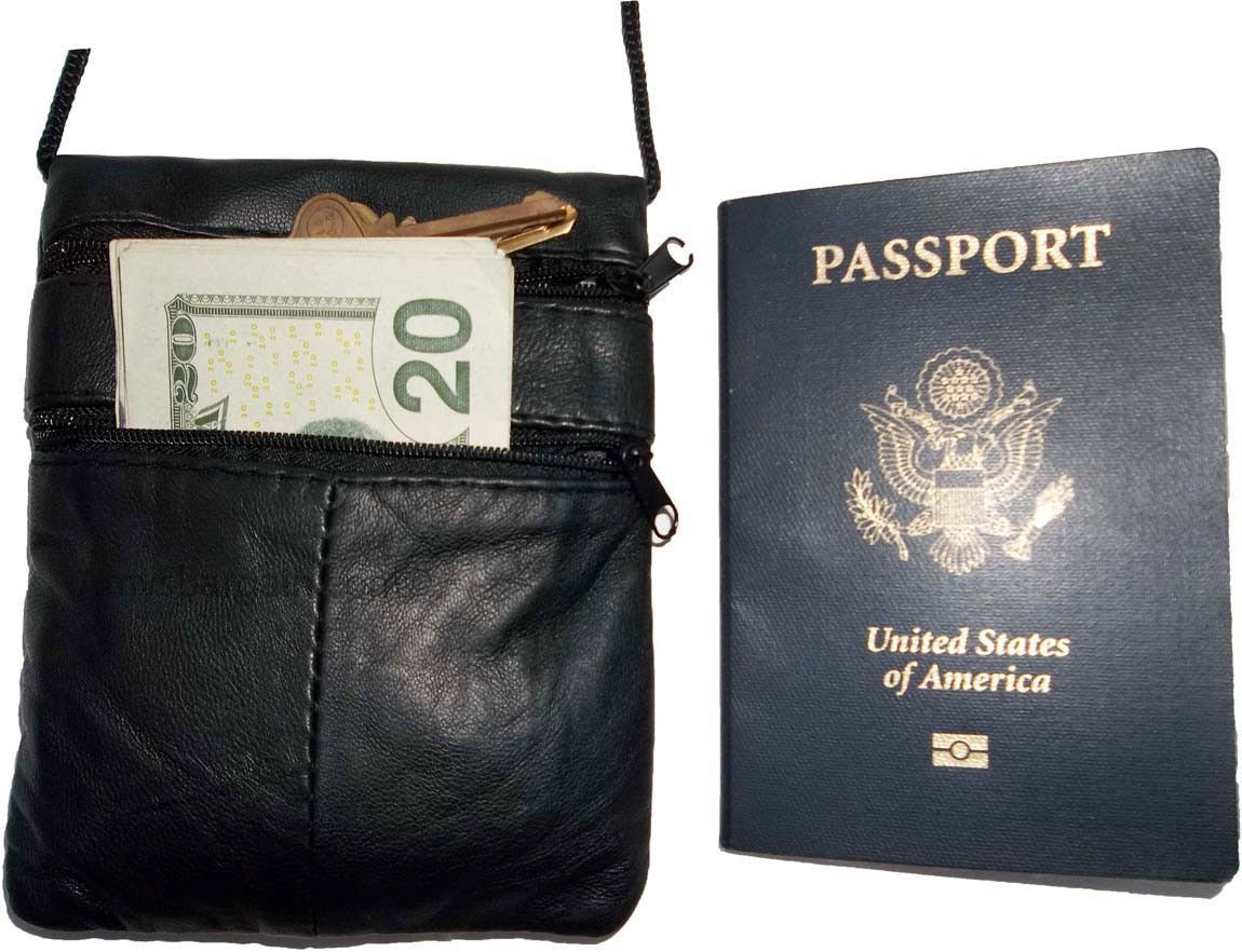New Leather passport case wallet credit Card case ID Holder many passports BNWT