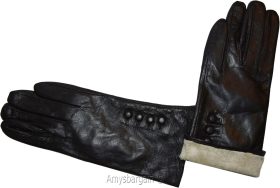 New Lovely women's Leather Gloves Winter Gloves warm Leather Gloves WoW BNWT +*