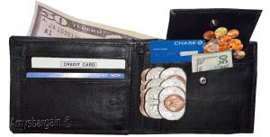New Men's Bi-fold Leather Wallet, Black men's wallet 6 card, men's wallet Brnd N - Image 12