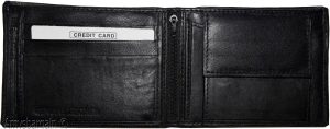 New Men's Bi-fold Leather Wallet, Black men's wallet 6 card, men's wallet Brnd N - Image 7