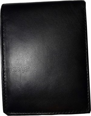 New Men's Bi-fold Leather Wallet, Black men's wallet 6 card, men's wallet Brnd N - Image 10