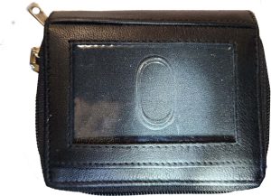 New RFID Black Solid Leather Accordion Wallet Zip Around ID credit Card holder - Image 8