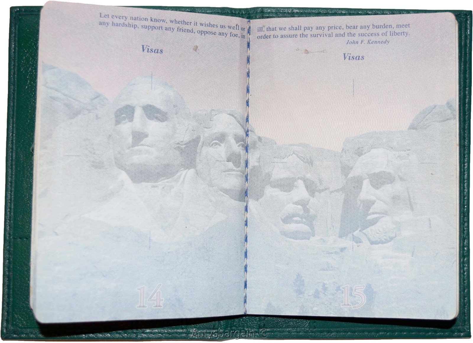 New USA Leather passport case wallet credit ATM card case ID holder Brand New - Image 12