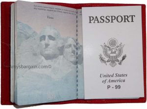 New USA Leather passport case wallet credit ATM card case ID holder Brand New - Image 12