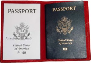 New USA Leather passport case wallet credit ATM card case ID holder Brand New - Image 7