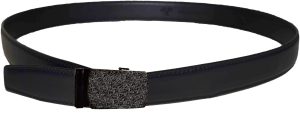 New buckle men's belt leather automatic dress Jeans comfort Slide lock BN 50" - Image 9