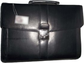 New leather briefcase business case attaché case handbag business bag