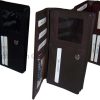 New woman's Leather checkbook wallet compact wallet zip wallet new wallet bnwt