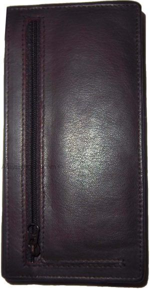 New woman's Leather checkbook wallet compact wallet zip wallet new wallet bnwt - Image 10