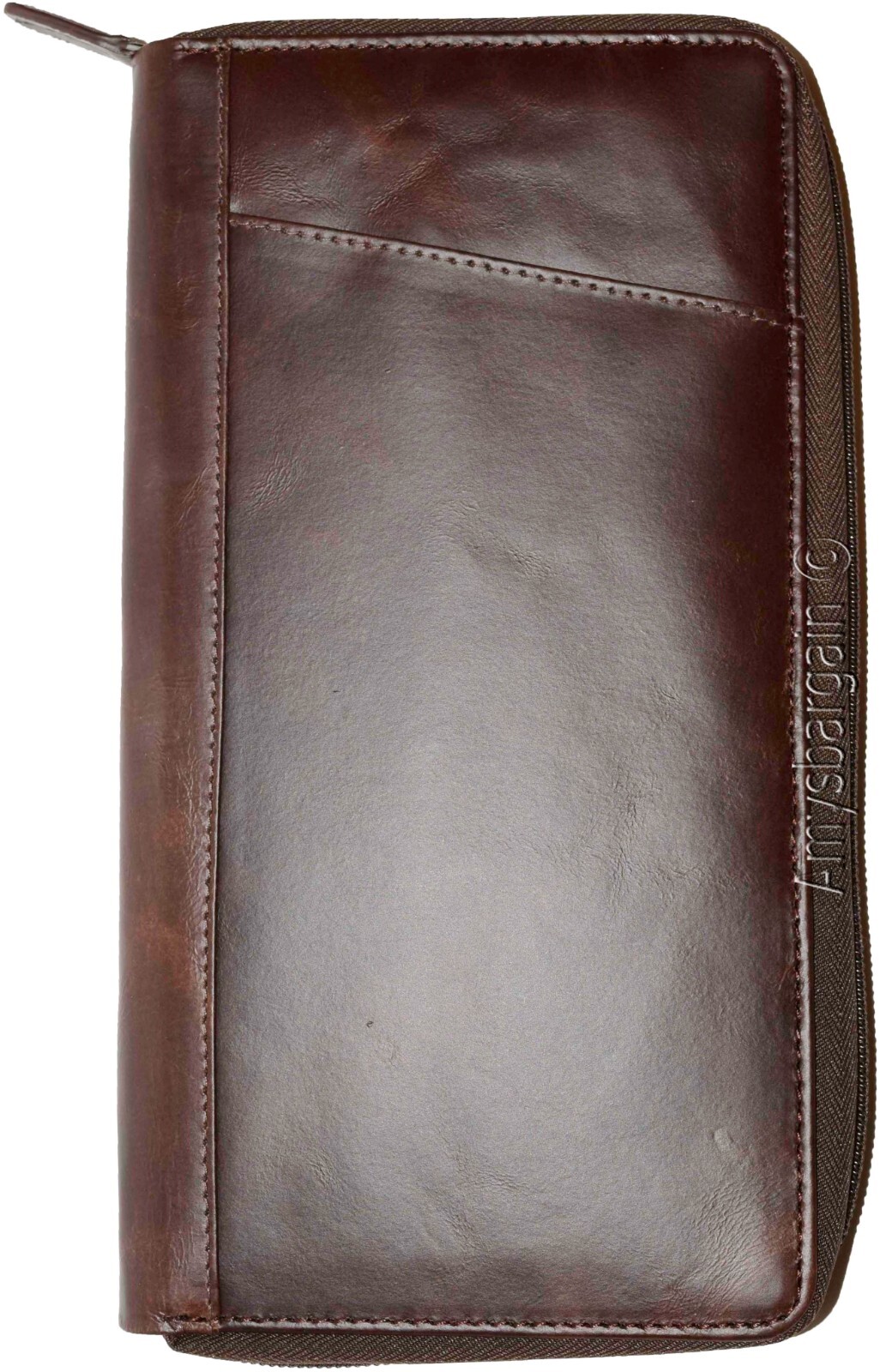Organizer Leather document case passport ID airline ticket Credit card more BN - Image 12