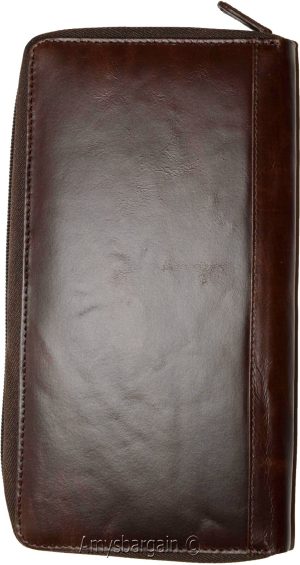Organizer Leather document case passport ID airline ticket Credit card more BN - Image 13