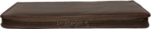 Organizer Leather document case passport ID airline ticket Credit card more BN - Image 21