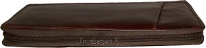 Organizer Leather document case passport ID airline ticket Credit card more BN - Image 22