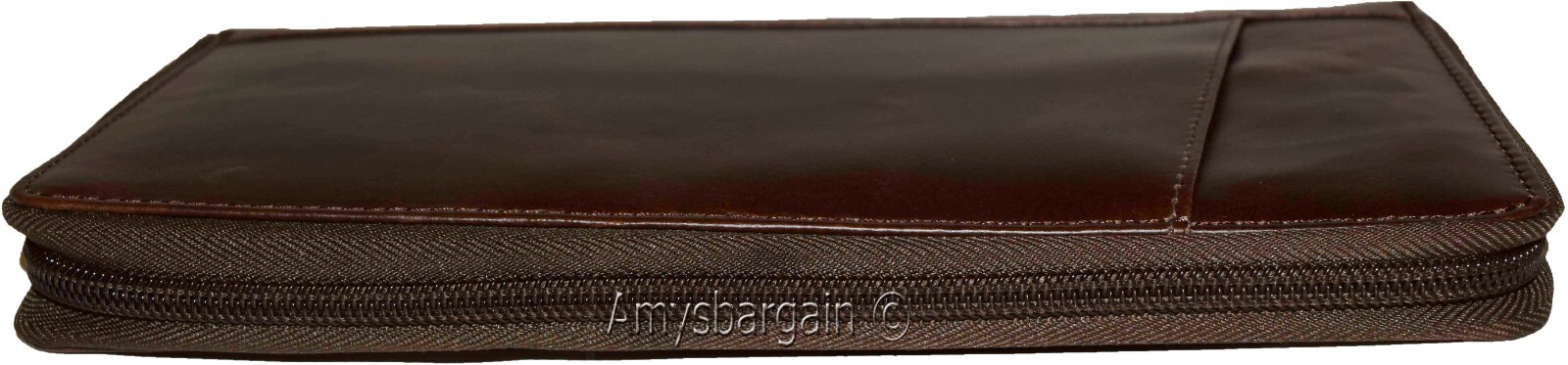 Organizer Leather document case passport ID airline ticket Credit card more BN - Image 22