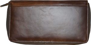 Organizer Leather document case passport ID airline ticket Credit card more BN - Image 9