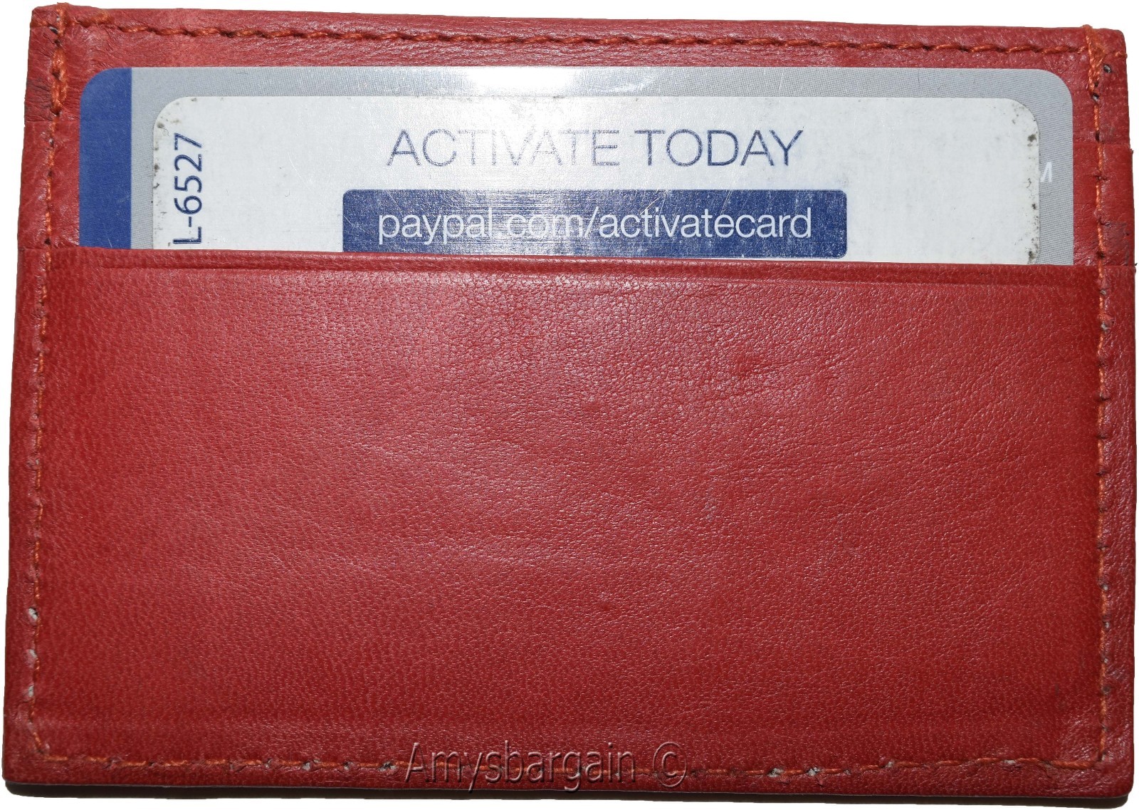 Slim Credit card case, 5 Credit card leather case, Thin card case, leather case - Image 4