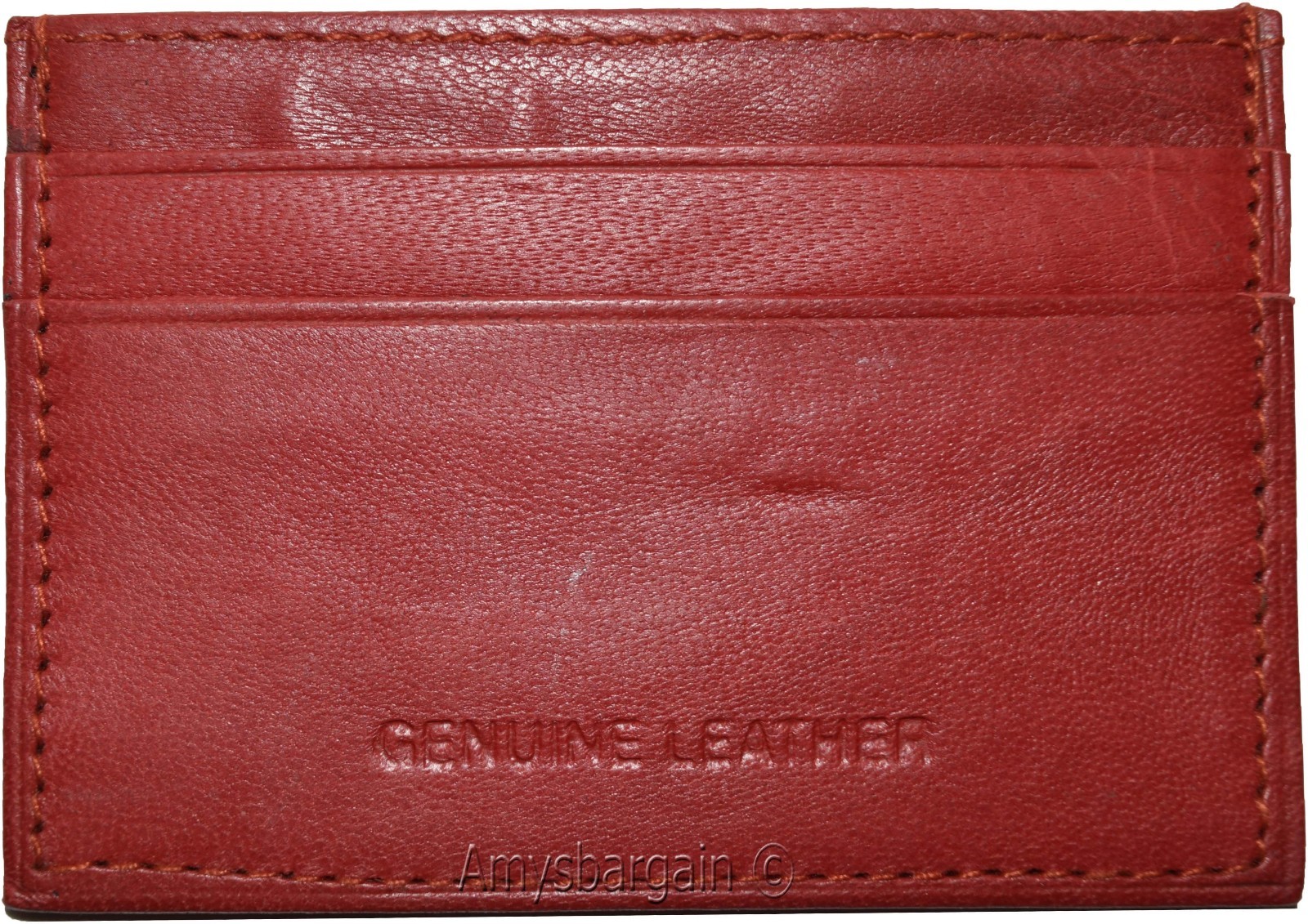 Slim Credit card case, 5 Credit card leather case, Thin card case, leather case - Image 5