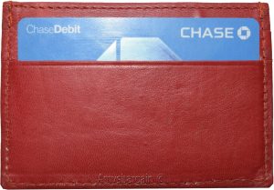 Slim Credit card case, 5 Credit card leather case, Thin card case, leather case - Image 6