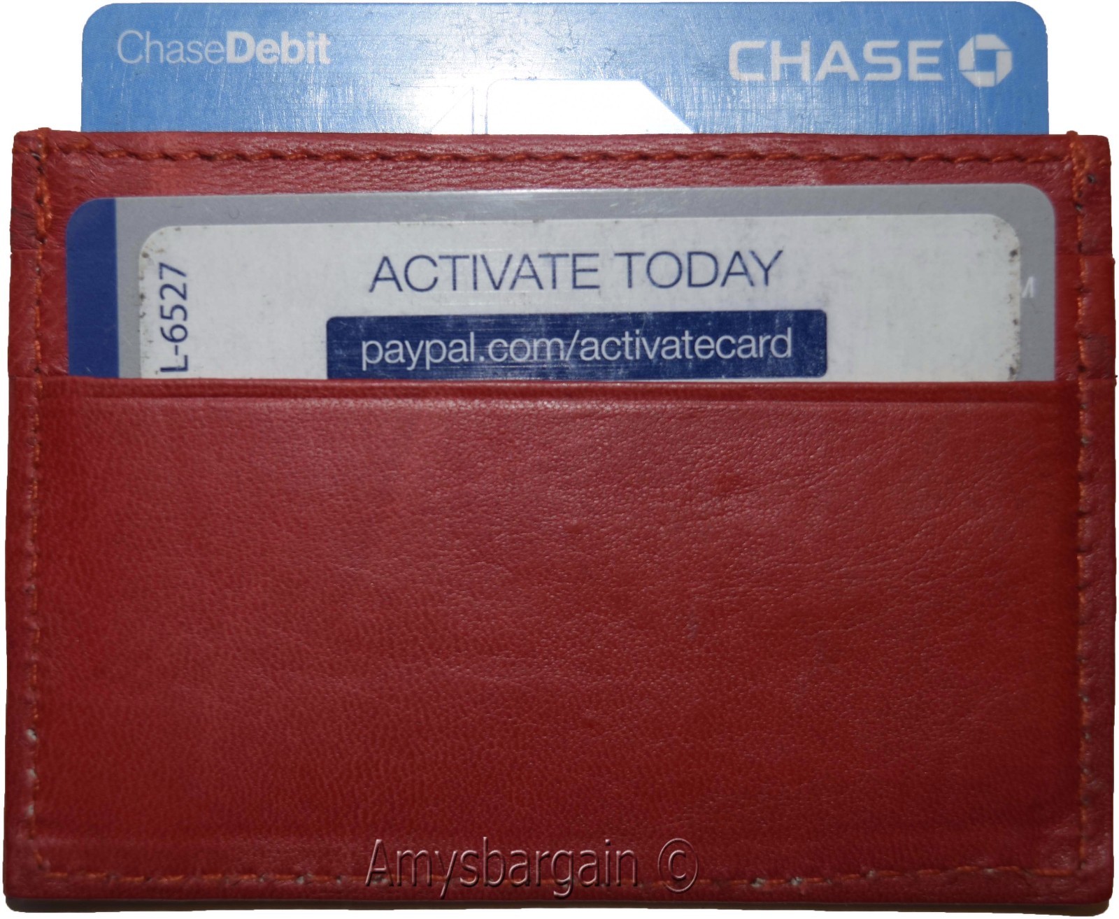 Slim Credit card case, 5 Credit card leather case, Thin card case, leather case