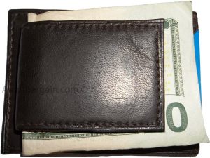 Leather money clip magnetic money clip bills holder all monies holder brand new - Image 14