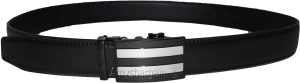 men's casual belt genuine leather dress auto lock men's black quick lock belt nw - Image 18