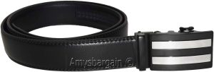 men's casual belt genuine leather dress auto lock men's black quick lock belt nw - Image 13