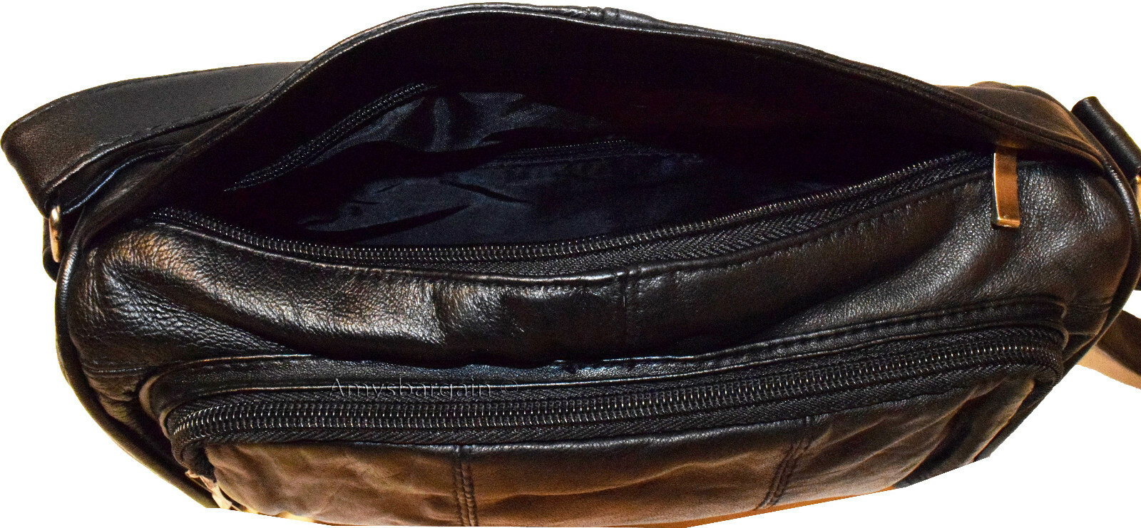 Woman's leather handbag black leather bag day bag Pocketbook new fashion bag - Image 6