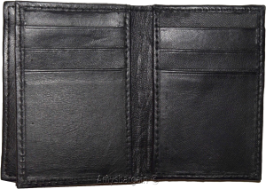 Women men's Leather Business card, Credit case, 50 Cards, ID credit card holder - Image 4