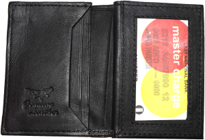 Women men's Leather Business card, Credit case, 50 Cards, ID credit card holder - Image 5