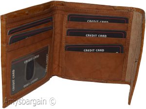 Women’s Ostritch Leather wallet Ladies wallet change purse cards bills ID new - Image 4