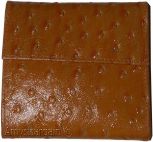 Women’s Ostritch Leather wallet Ladies wallet change purse cards bills ID new - Image 6