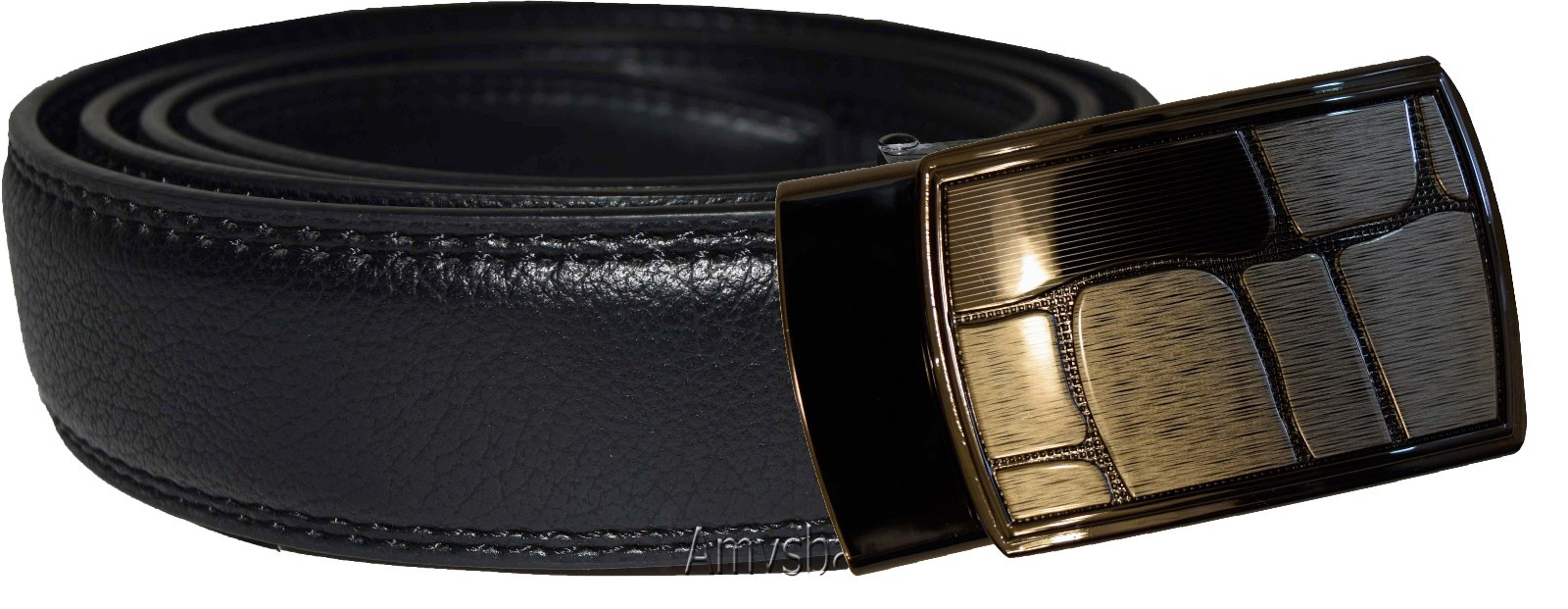 Women's belt. 38" genuine leather dress/casual belt quick lock micro adjust belt - Image 9