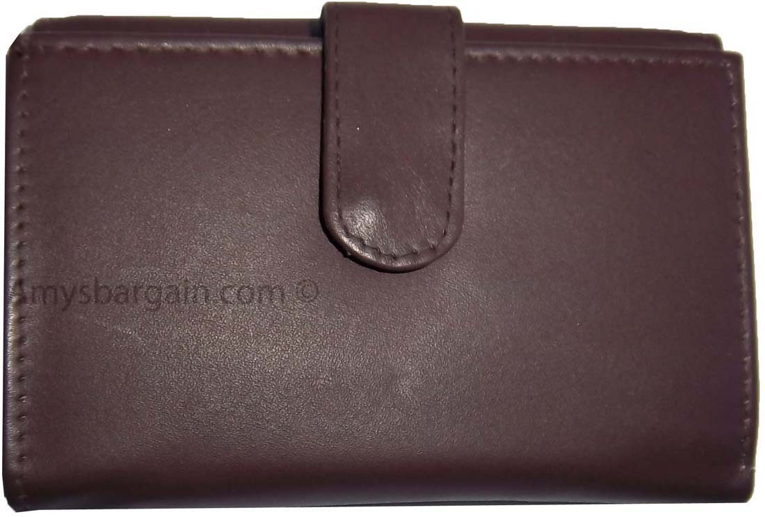 Women’s wallet. Leather wallet. Ladies Compact Brown wallet, ID Unbranded wallet - Image 11