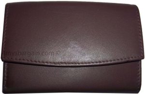 Women’s wallet. Leather wallet. Ladies Compact Brown wallet, ID Unbranded wallet - Image 4