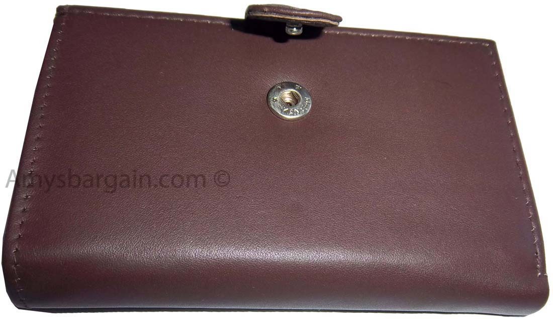 Women’s wallet. Leather wallet. Ladies Compact Brown wallet, ID Unbranded wallet - Image 6