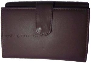 Women’s wallet. Leather wallet. Ladies Compact Brown wallet, ID Unbranded wallet - Image 9