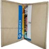 beige leather business card case credit card holder id card br new card holder