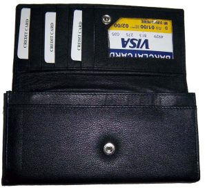 ladies checkbook wallet, Compact leather wallet Women's checkbook wallet br new - Image 8