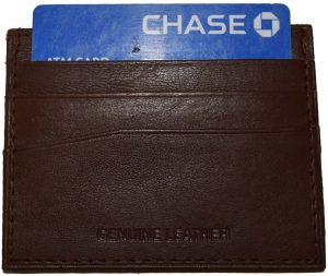 leather business card case 7 credit card id card small tan card case little case - Image 7