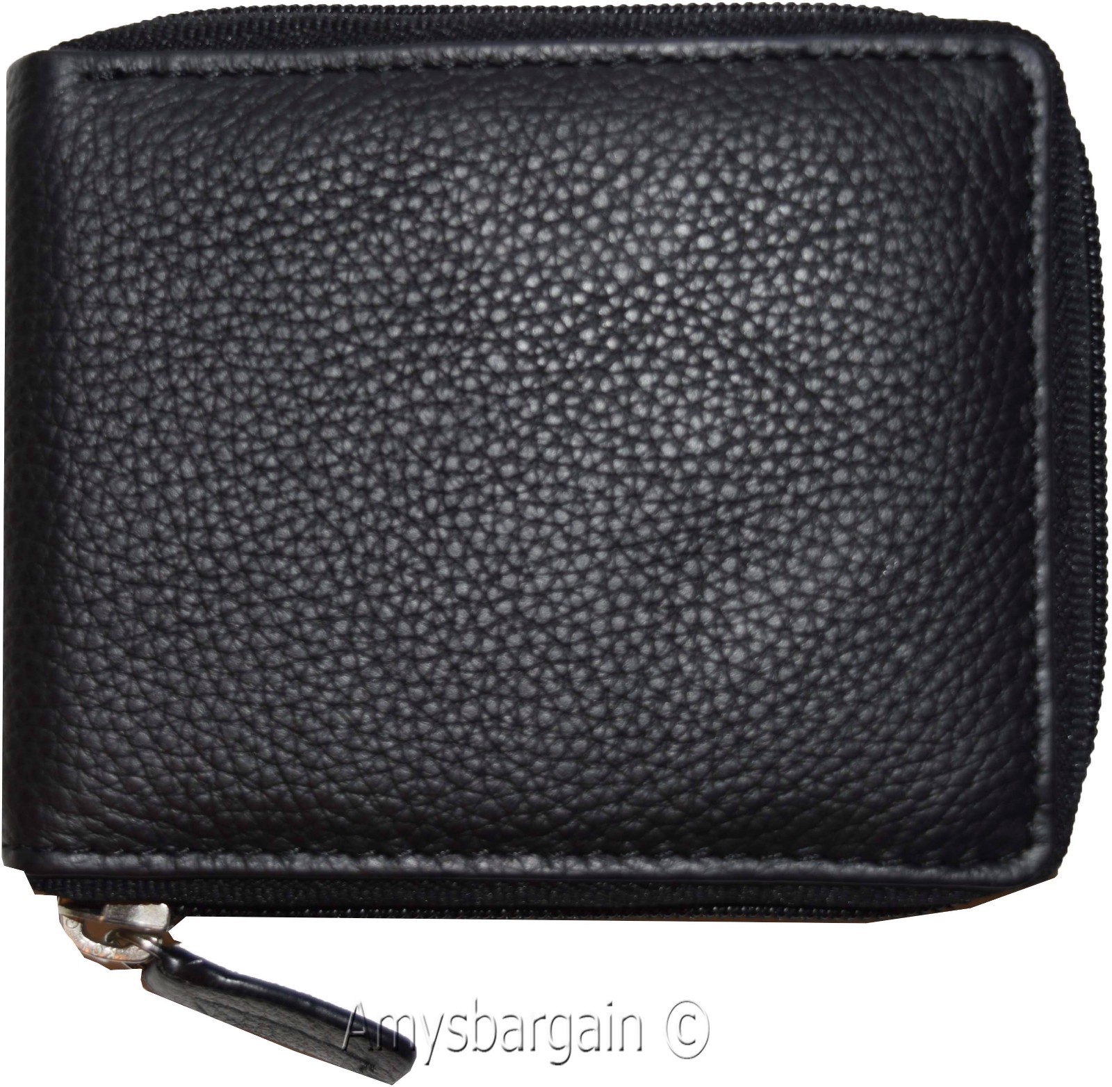 lot of 2 men's wallet RFID genuine leather bifold 2 billfold wallets new in box - Image 12