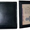 lot of 2 new slim leather credit card id card picture holder 2 id windows new